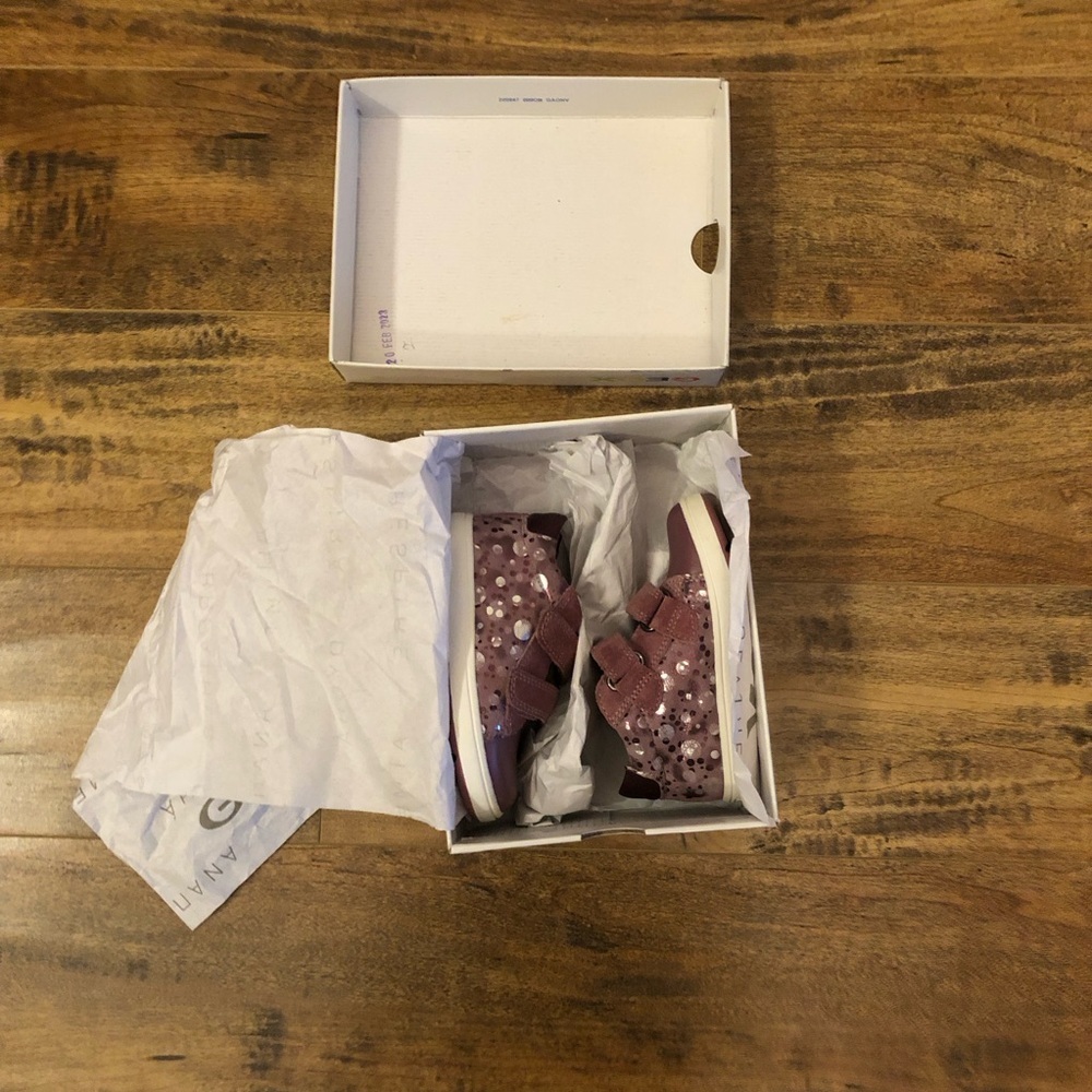 Geox Baby Toddler Girl Biglia Shoes, Dark Rose Prune, US 6.5, EU 22 - Picture 9 of 9